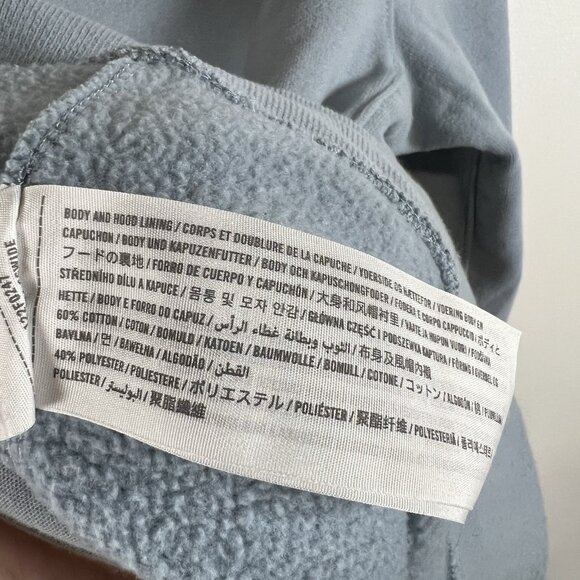 ABERCROMBIE & FITCH Soft AF Logo Crop Hoodie in Light Blue Size‎ Women’s Sz XS - Picture 7 of 9
